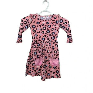 Five for 25 Monkey Bars lightweight dress w little ears poking  out of pockets